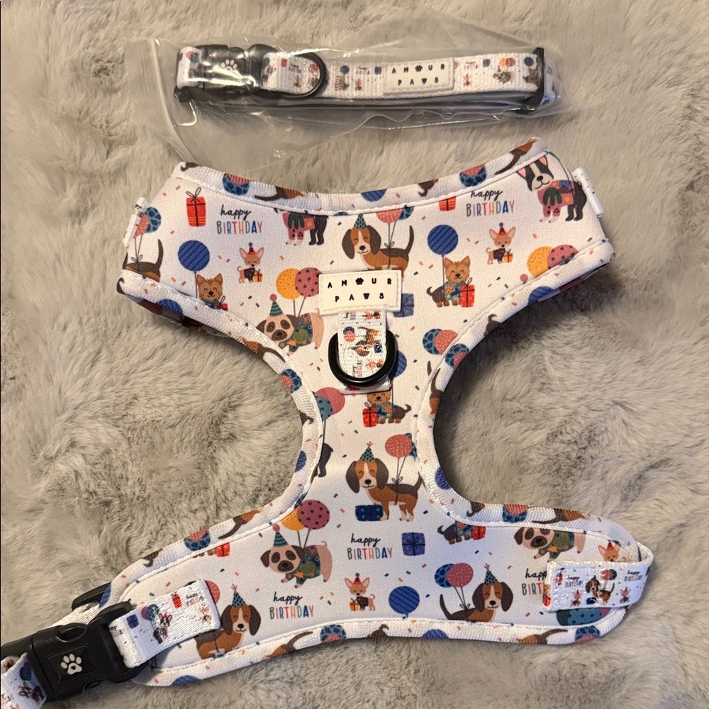 NWT Armour Paws Harness & Collar